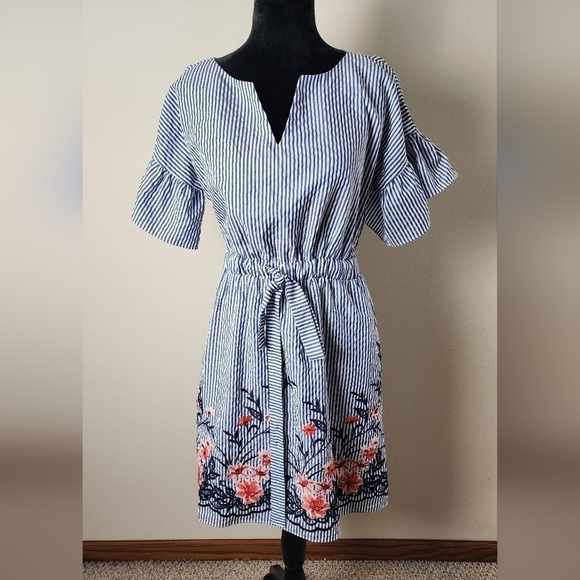 Westport Women's Bohemian Floral Knee-High Length Dress Size 4. - Picture 1 of 7